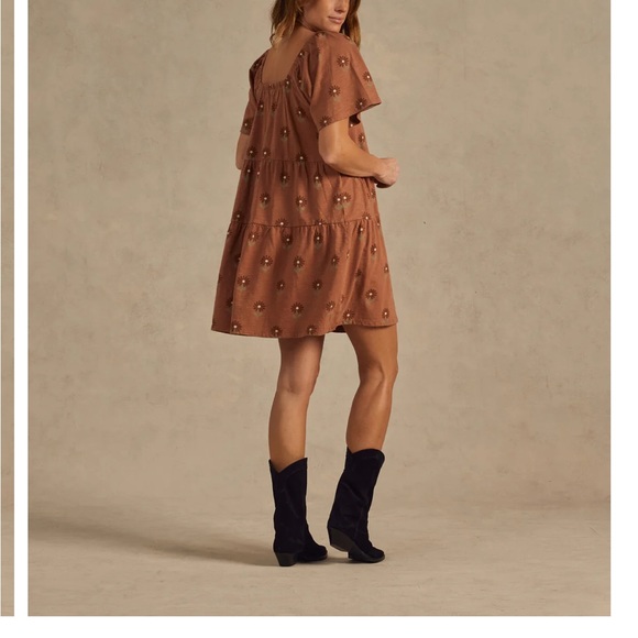 Rylee + Cru Agnes Dress Sunflower - Picture 3 of 6